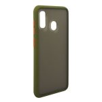 TPU BORDES COLORES MOD154 SAMSUNG A30S  VERDE CLARO