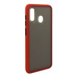 TPU BORDES COLORES MOD154 IP 8 PLUS  ROJO