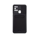 TPU MOD07 TARJETERO Y PROT CAM SAM A32 BLACK - ONLY