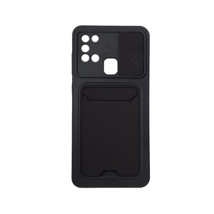TPU MOD07 TARJETERO Y PROT CAM SAM A32 BLACK - ONLY