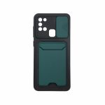 TPU MOD07 TARJETERO Y PROT CAM SAM A51 GREEN - ONLY