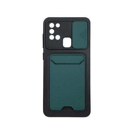 TPU MOD07 TARJETERO Y PROT CAM SAM A51 GREEN - ONLY