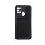 TPU MOD07 TARJETERO Y PROT CAM SAM A51 BLACK - ONLY