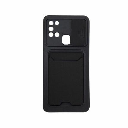TPU MOD07 TARJETERO Y PROT CAM SAM A51 BLACK - ONLY