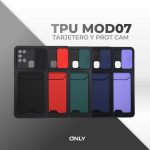 TPU MOD07 TARJETERO Y PROT CAM SAM A51 BLACK - ONLY - Imagen 3