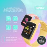 SMART WATCH MODY68 1.44INCH - MACARON - ONLY - AMARILLO - Imagen 4