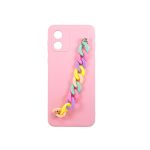 TPU MOD523 SILICONE CADENA - SAM A34 - ONLY - ROSA