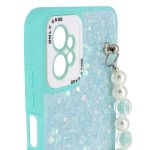TPU MOD522 GLITTER CHAINS - MOT G42 - ONLY - BLUE - Imagen 2