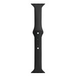 MALLA RELOJ MODS-752 SILICONA LISA 38 - ST - NEGRO