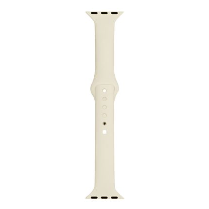 MALLA RELOJ MODS-752 SILICONA LISA 38 - ST - NATURAL