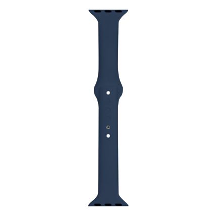 MALLA RELOJ MODS-752 SILICONA LISA 38 - ST - AZUL