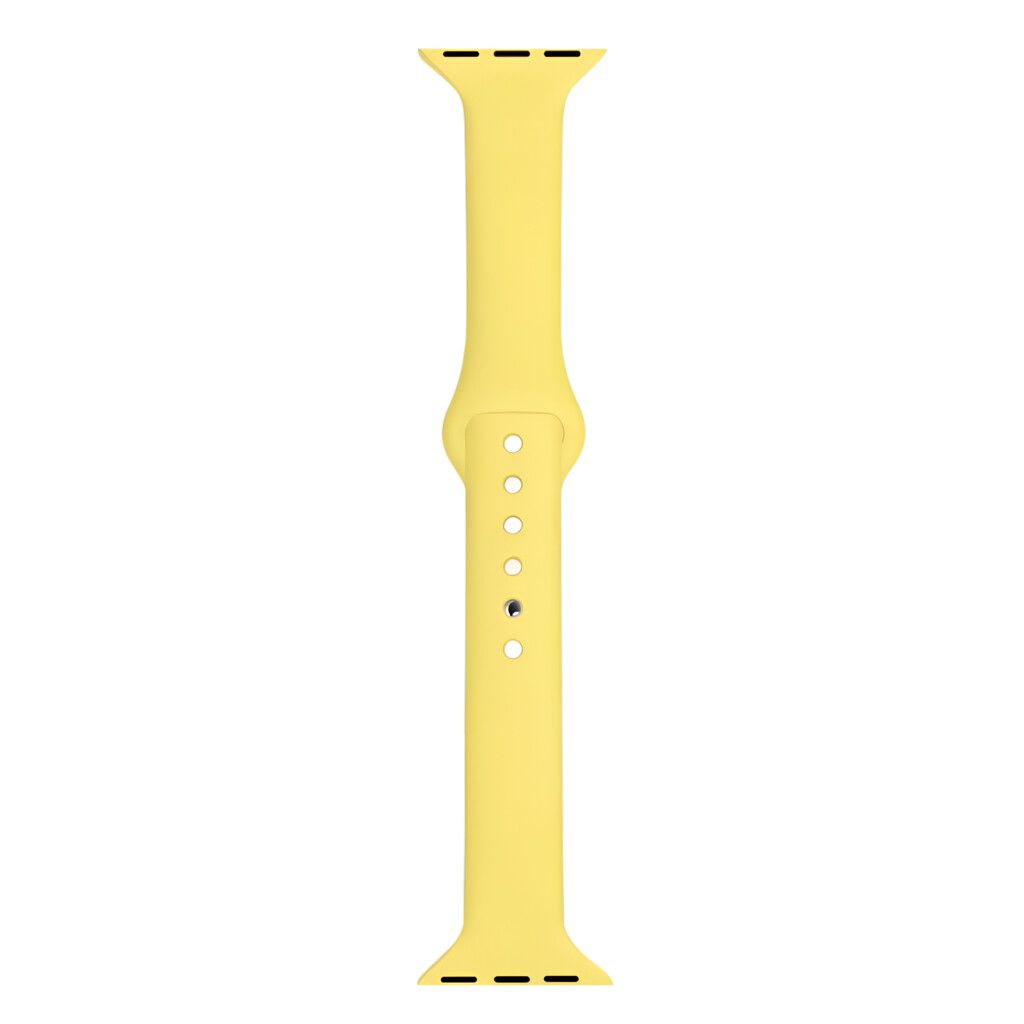 MALLA RELOJ MODS-752 SILICONA LISA 38 - ST - AMARILLO MALLA RELOJ MODS-752 SILICONA LISA 38 - ST - AMARILLO - Imagen 1