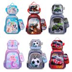 MOCHILA SET INFANTIL DINOSAURIO MODS-1120 - ST - ROJO - Imagen 2