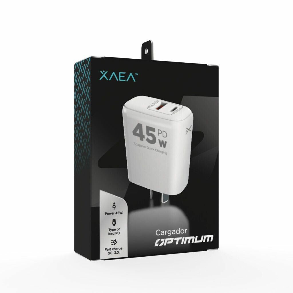ADAPTADOR-CARGADOR 220V MODX-B016 OPTIMUM - 5A - 1USB + TIPO C - XAEA ADAPTADOR-CARGADOR 220V MODX-B016 OPTIMUM - 5A - 1USB + TIPO C - XAEA - Imagen 1