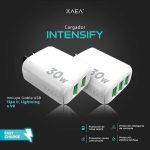 CARGADOR 220V MODO-A015 INTENSIFY - 2USB + CABLE V8 - XAEA - Imagen 4