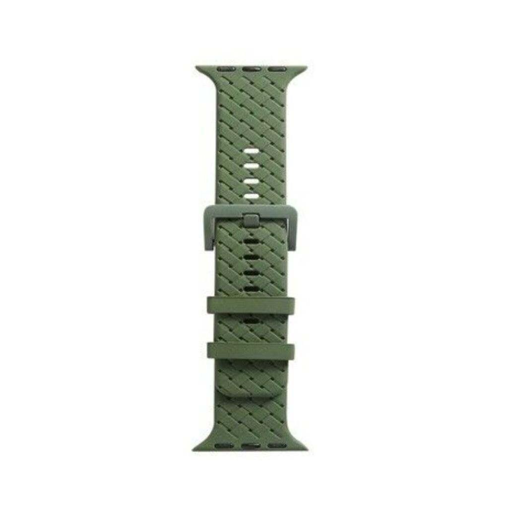 MALLA RELOJ MODS-767 SILICONA TRENZADA 42 - ST - VERDE MALLA RELOJ MODS-767 SILICONA TRENZADA 42 - ST - VERDE - Imagen 1