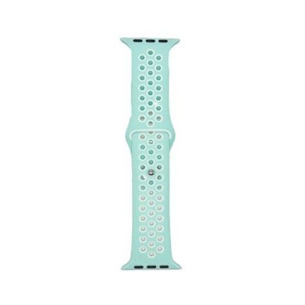 MALLA RELOJ MODS-764 SILICONA BICOLOR 38 - ST - CELESTE