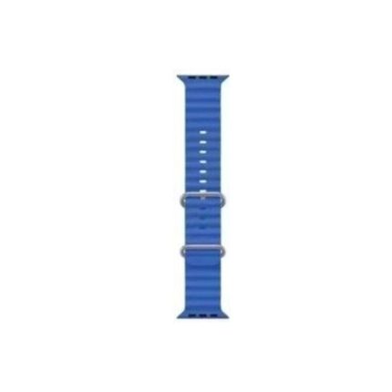 MALLA RELOJ MODS-755 SILICONA CORRUGADA 42 - ST - AZUL