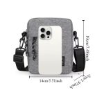 BOLSO MORRAL BANDOLERA MODS-770B - ST - GRIS - Imagen 2