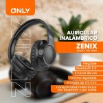 AURICULAR BT MODO-705 ZENIX - NEGRO - Imagen 4