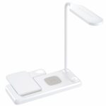 ESTACION DE CARGA INALAMBRICA 4 EN 1 ZENTRA LIGHT-HT503 MODX-000G - BLANCO