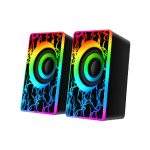 PARLANTE PC DOBLE 3'' MODX-104 - NEGRO - Imagen 2