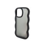 TPU MOD604 ONDULADO TRANSPARENTE - SAM S25 FE - XAEA - NEGRO