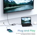 HUB ADAPTADOR C-USB-HDMI C/CABLE TIPO C MODX-0013 - VARIOS - PLATEADO - Imagen 4