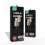 CABLE USB LIGHTNING MODX-102 - HERA - XAEA - DORADO CHAMPAGNE
