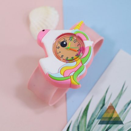 WATCH BAND KIDS ANIMALITOS - MODS-772 - ST - ROSA UNICORNIO
