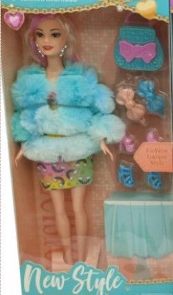 MUÑECA FASHION NEW STYLE MARZ-008 - ZUMO - CELESTE