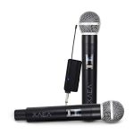 MICROFONO DOBLE INALAMBRICO MODX-065 - XAEA - NEGRO - Imagen 3