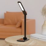 LAMPARA LED C/CARGA INALAMBRICA MODS-046 - ST - NEGRO - Imagen 2
