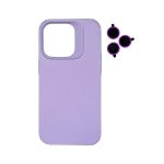 TPU MOD603 SILICONA LENS - IPH 17 PRO - XAEA - LILA
