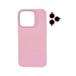 TPU MOD603 SILICONA LENS - IPH 16 PRO MAX - XAEA - ROSA