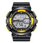 RELOJ MASCULINO 82-S612 MODV-005L - VARIOS - NEGRO/AMARILLO