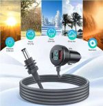 CARGADOR 12V+CABLE STARLINK MINI CON CABLE 3 MTS FSJ-089 MODV-00AZ - VARIOS - NEGRO - Imagen 4
