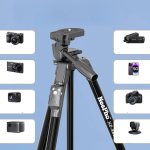 TRIPODE EXTENSIBLE 1,50mtr CON CABEZAL MOVIL MODX-061 - NEGRO - Imagen 4