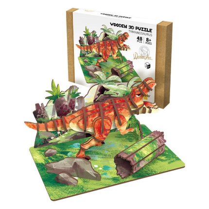 ROMPECABEZAS 3D TYRANOSAURIO JDMZ-003 - ZUMO - SIN COLOR