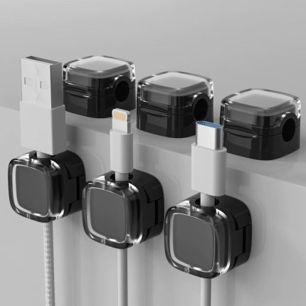 ORGANIZADOR PARA CABLES MAGNETICO PACK X 6 MODV-00DN - VARIOS - NEGRO