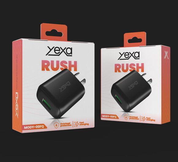 ADAPTADOR-CARGADOR 220V 4.8A RUSH 1USB MODY-00FQ - YEXA - NEGRO ADAPTADOR-CARGADOR 220V 4.8A RUSH 1USB MODY-00FQ - YEXA - NEGRO - Imagen 1