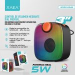 PARLANTE 3'' MODX-004M - XAEA - NEGRO - Imagen 5