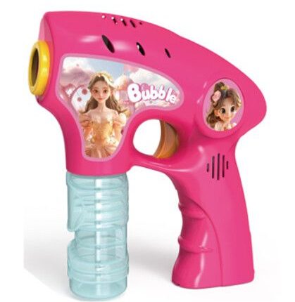 PISTOLA LANZA BURBUJAS ELECTRICA SARZ-009 - ZUMO - ROSA