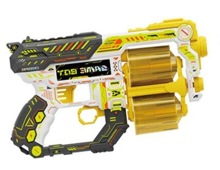 PISTOLA LANZA DARDOS DOBLE TAMBOR MODZ-00HB - ZUMO