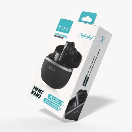 MANOS LIBRES TWS ANC SIMIL CUERO MODX-00AI - XAEA - NEGRO