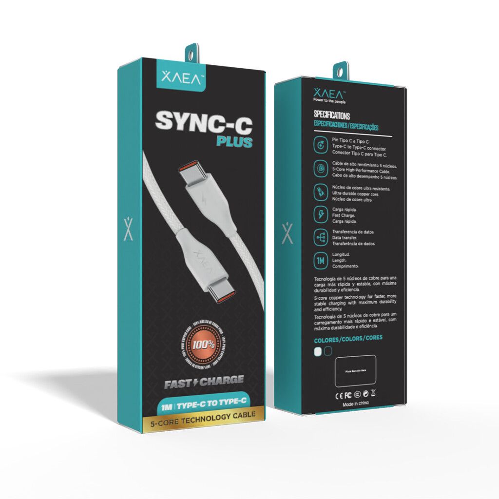 CABLE SYNC-C PLUS MODX-008S - XAEA - BLANCO CABLE SYNC-C PLUS MODX-008S - XAEA - BLANCO - Imagen 1