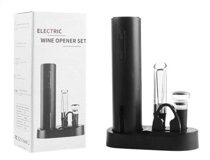 SET DESCORCHADOR ELECTRICO CON BASE MODV-00FZ - VARIOS - NEGRO