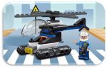 ENCASTRABLE POLICIAS HELICOPTERO 78 PIEZAS JDMZ-116 - ZUMO - AZUL - Imagen 2