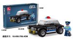 ENCASTRABLE POLICIAS PATRULLERO 105 PIEZAS JDMZ-116 - ZUMO - AZUL