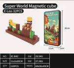 ENCASTRABLE MAGNETICO SUPER WORLD 32 PIEZAS-LEO JDMZ-111 - ZUMO - MARRON - Imagen 2